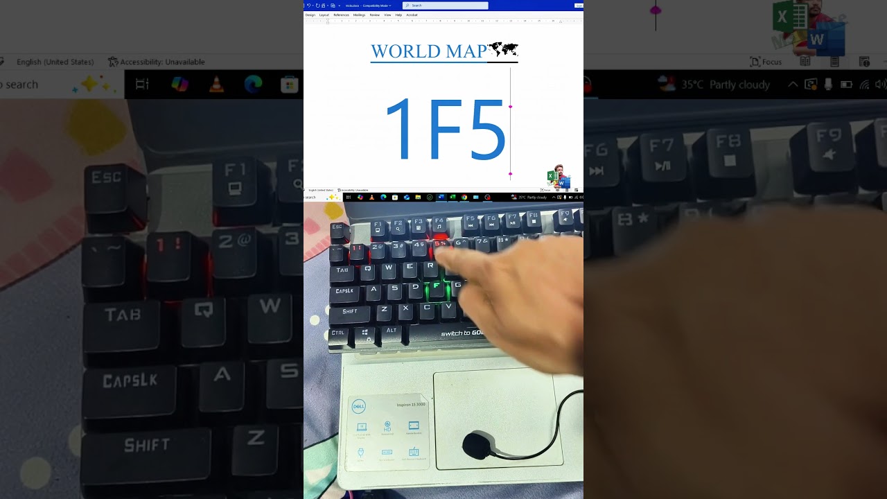 Draw a World Map in MS Word Using Just a Keyboard Shortcut &ndash; You Won&rsquo;t Believe How Easy It Is! #map