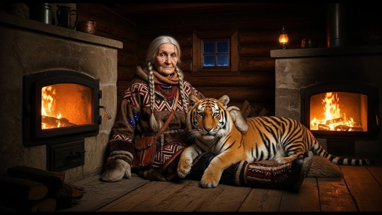 The life of a widow who rescued a Siberian tiger  Today they live together, far from civilization