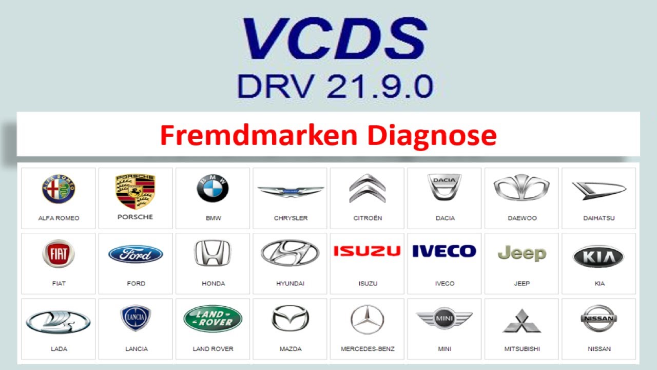 Fremdmarken auslesen | EOBD/OBD-II | VCDS Diagnose BMW Mercedes Fiat