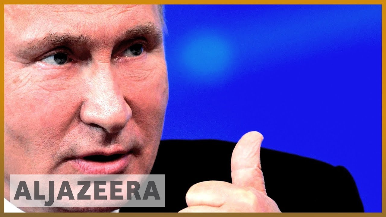 Putin says US sanctions on Huawei intended to weaken China
