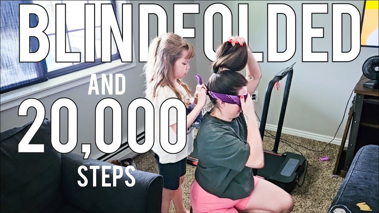 I tried 20,000 steps/day for 30 days | BLINDFOLDED walking challenge