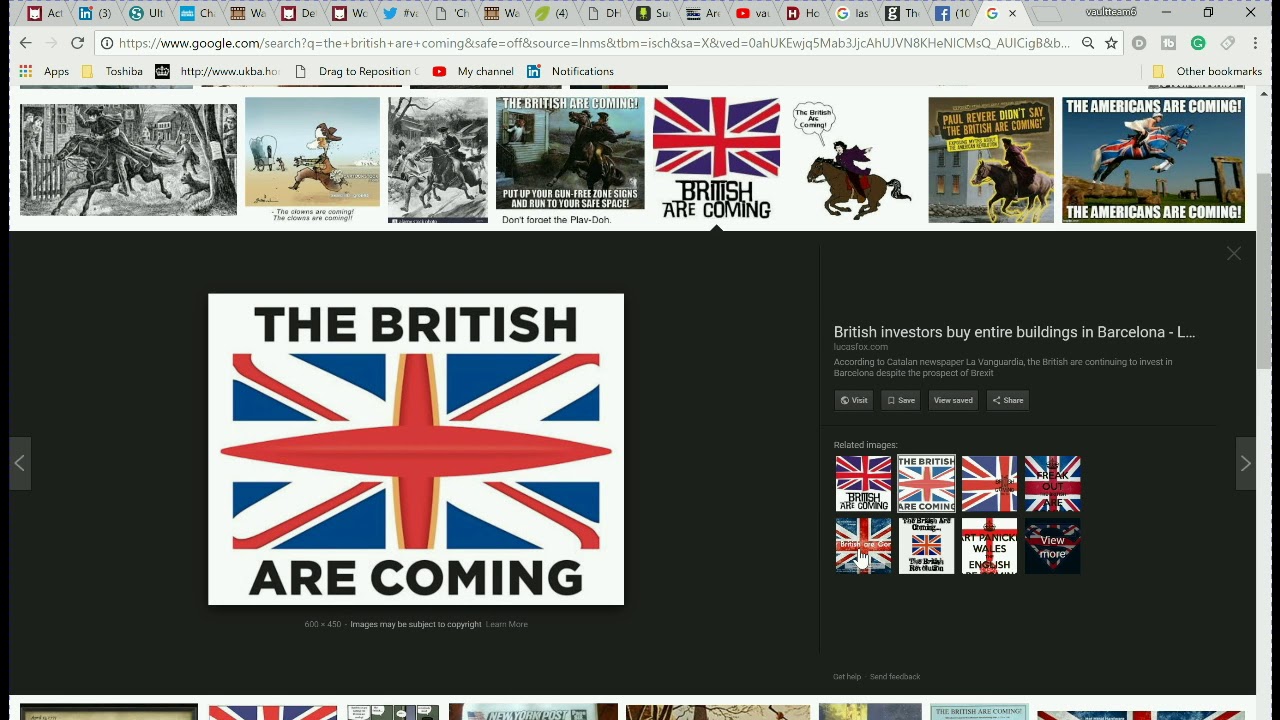 The British Are Coming (Paul Revere) Mandela Effect 359
