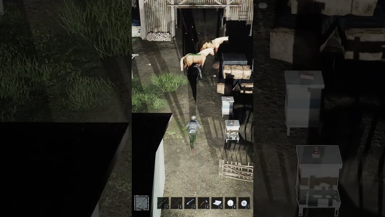 @undeadbaron gets his horse #humanitz