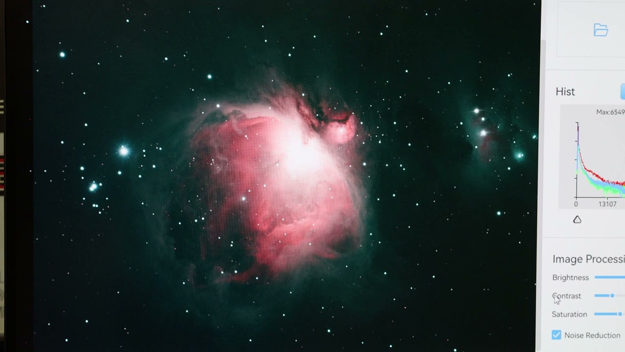 Processing M42 Orion Nebula with Asi Studio