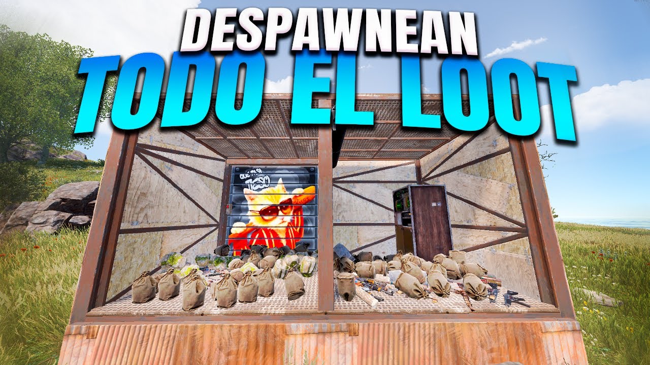 Les RAIDEAMOS y DESPAWNEAN TODO el LOOT - RUST - Gameplay español