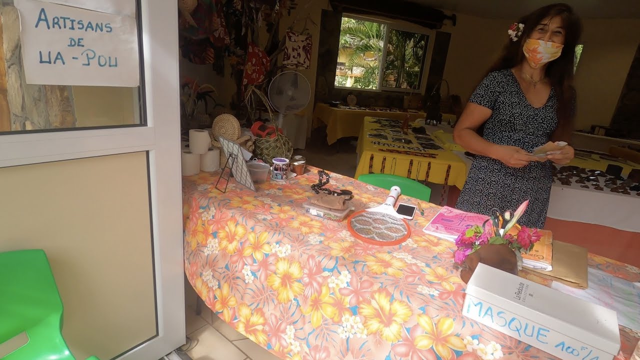 Visite des artisans de Ua Pou
