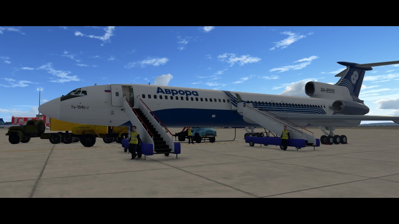 ТУ-154 Рейс SHU 1239 Южно-Сахалинск (UHSS) - Владивосток (UHWW)
