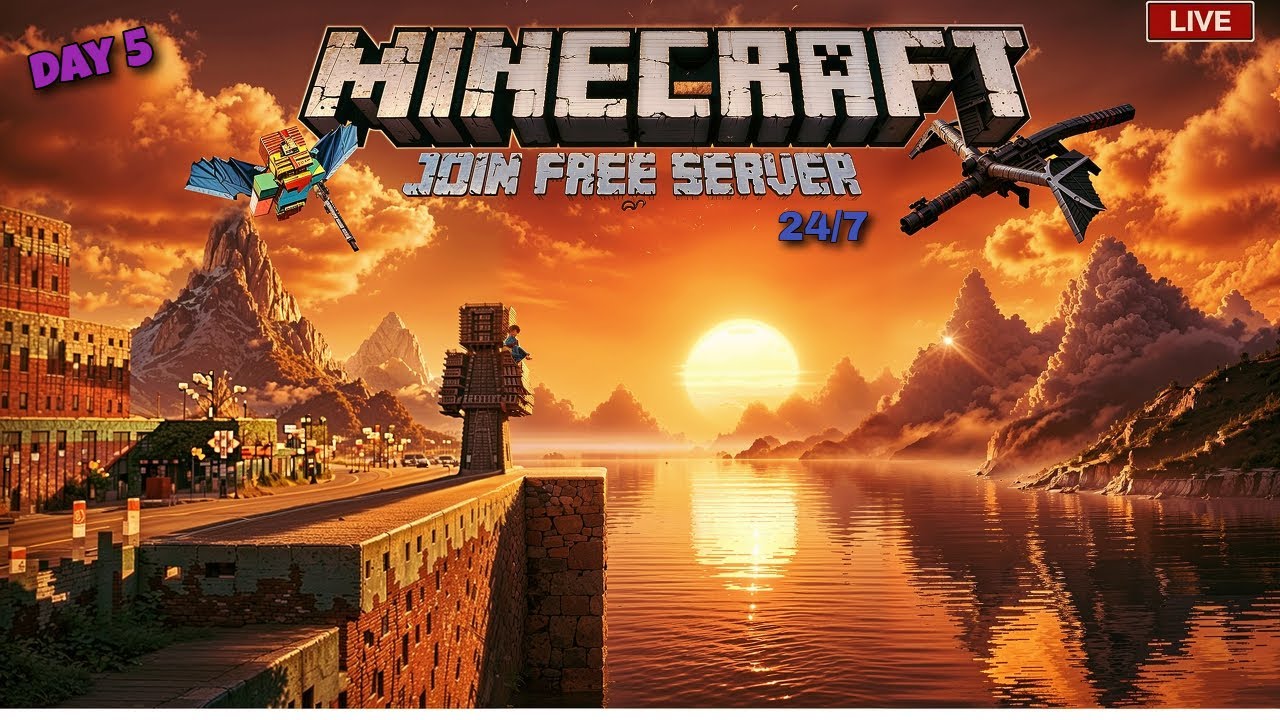 🔴Minecraft LIVE | Building our Tree House! 💎24/7 SERVER  #1 