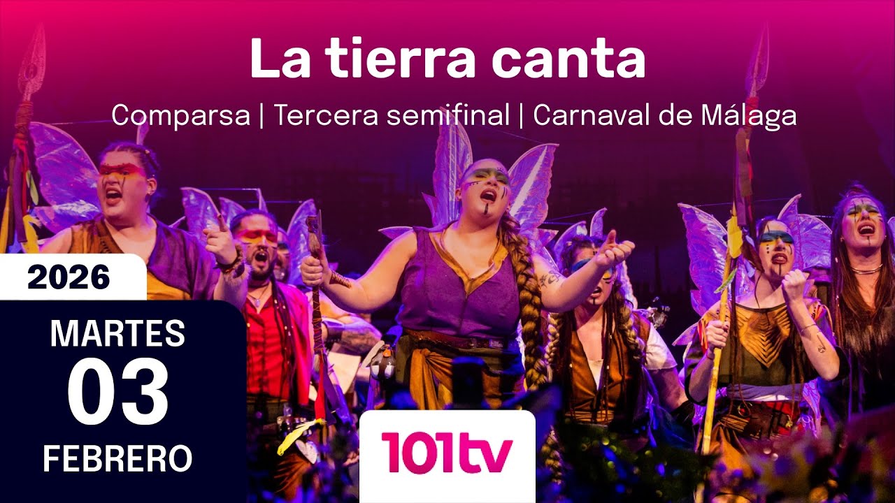 #COACMLG 🔴 La tierra canta (Comparsa) | Tercera semifinal | Teatro Cervantes