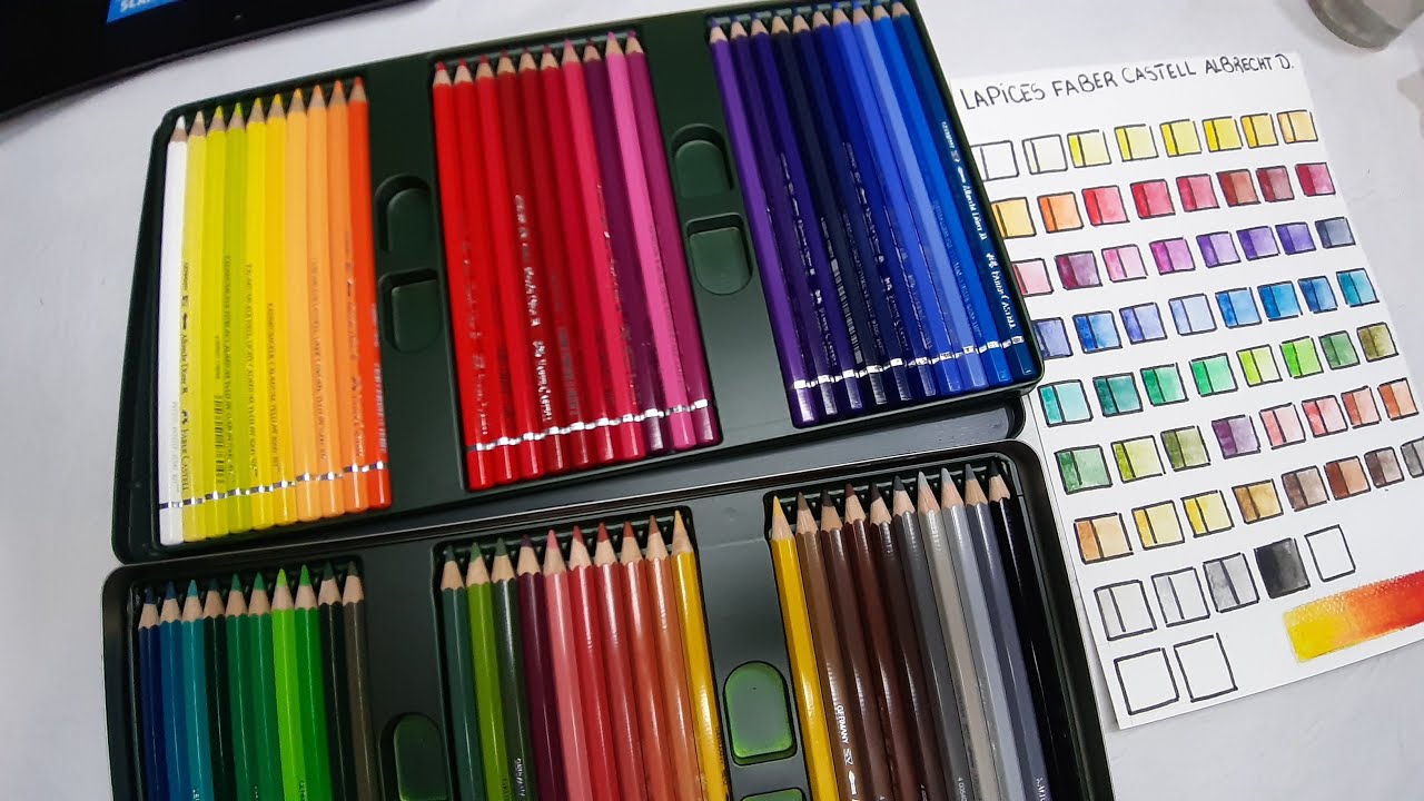 Set de lapices ACUARELABLES profesionales FABER CASTELL
