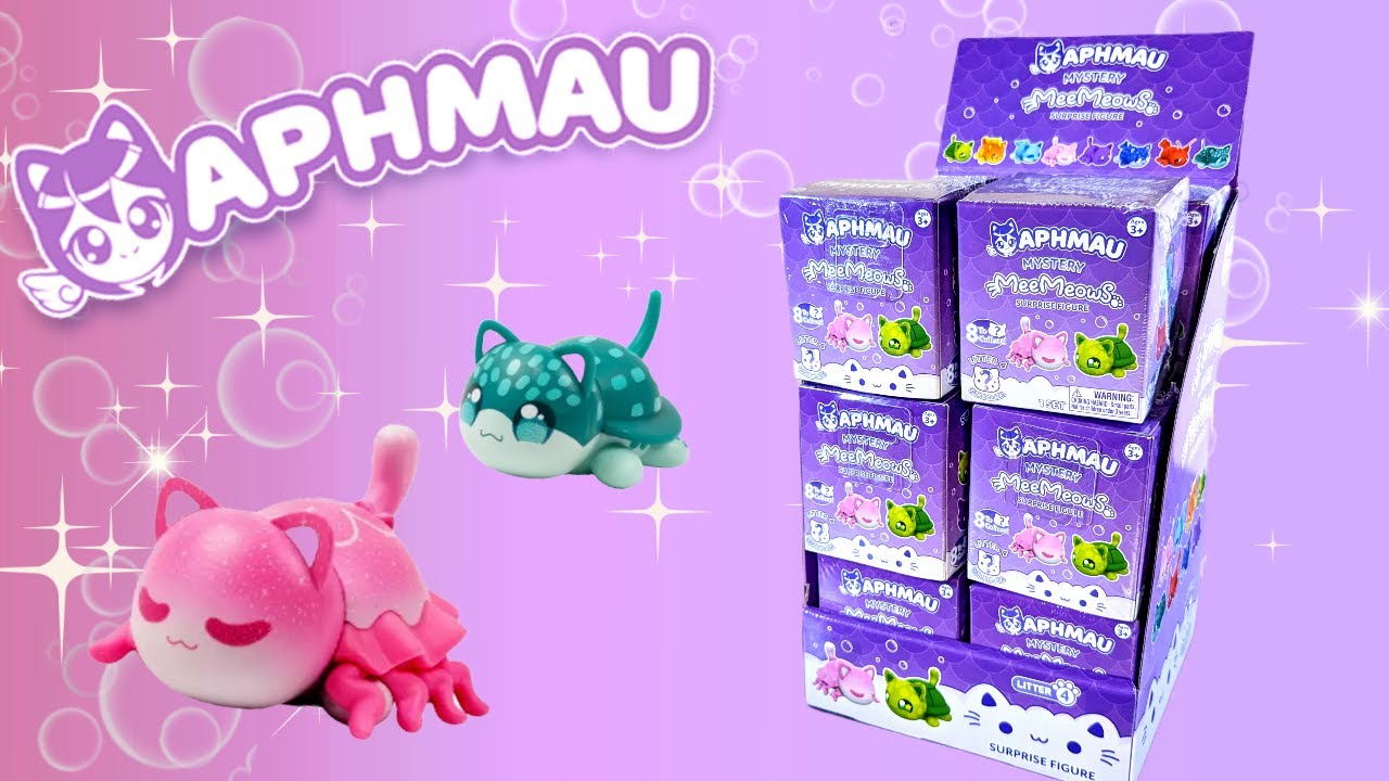 Aphmau Mystery MeeMeow Mini Figures Series 4 - Under The Sea Gus Origin! | Adult Collector Review