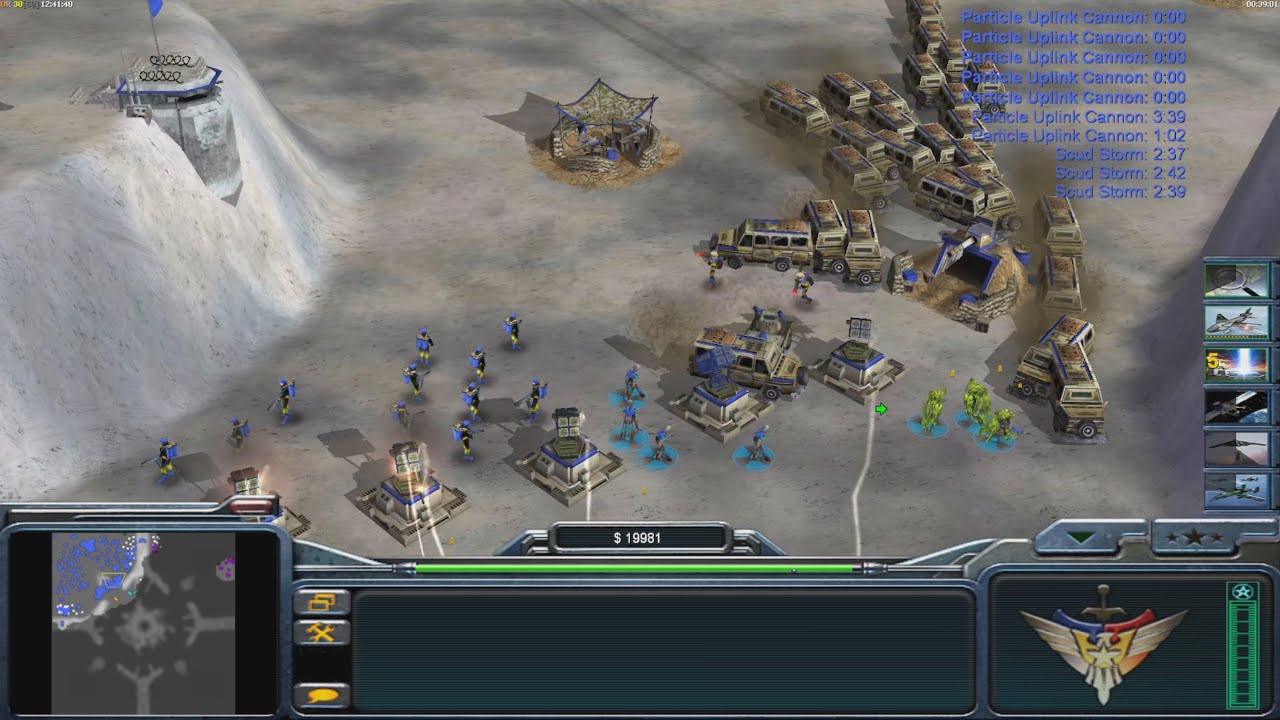 Супероружие x Токсин - Command & Conquer Generals Zero Hour - Сложный игровой процесс 1 против 7