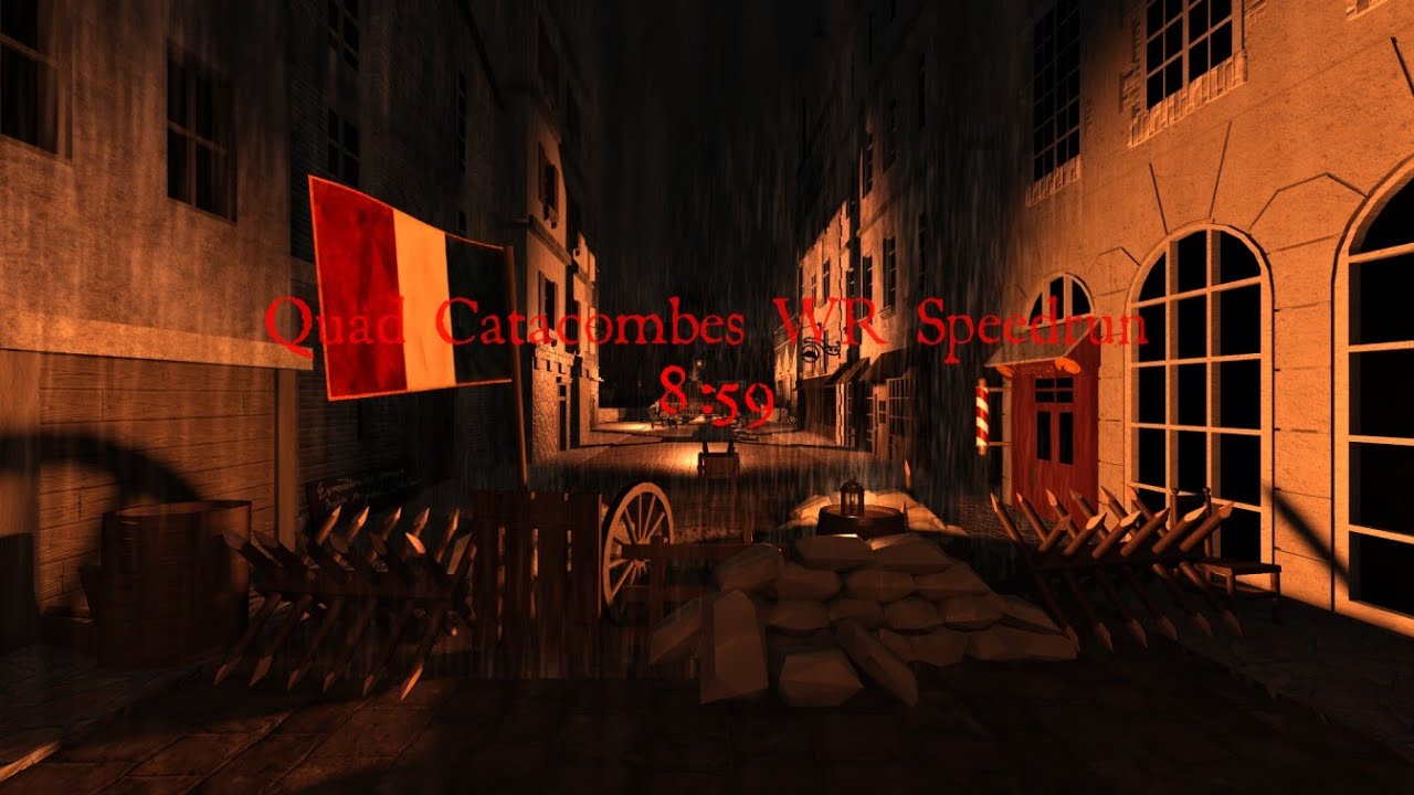 quad catacombes no canteen wr speedrun w/ @Strcakess  @wbtest_1