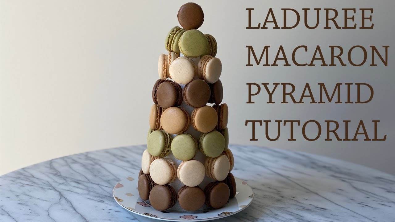 Laduree Macaron Pyramid Tutorial Using Trader Joe Macarons