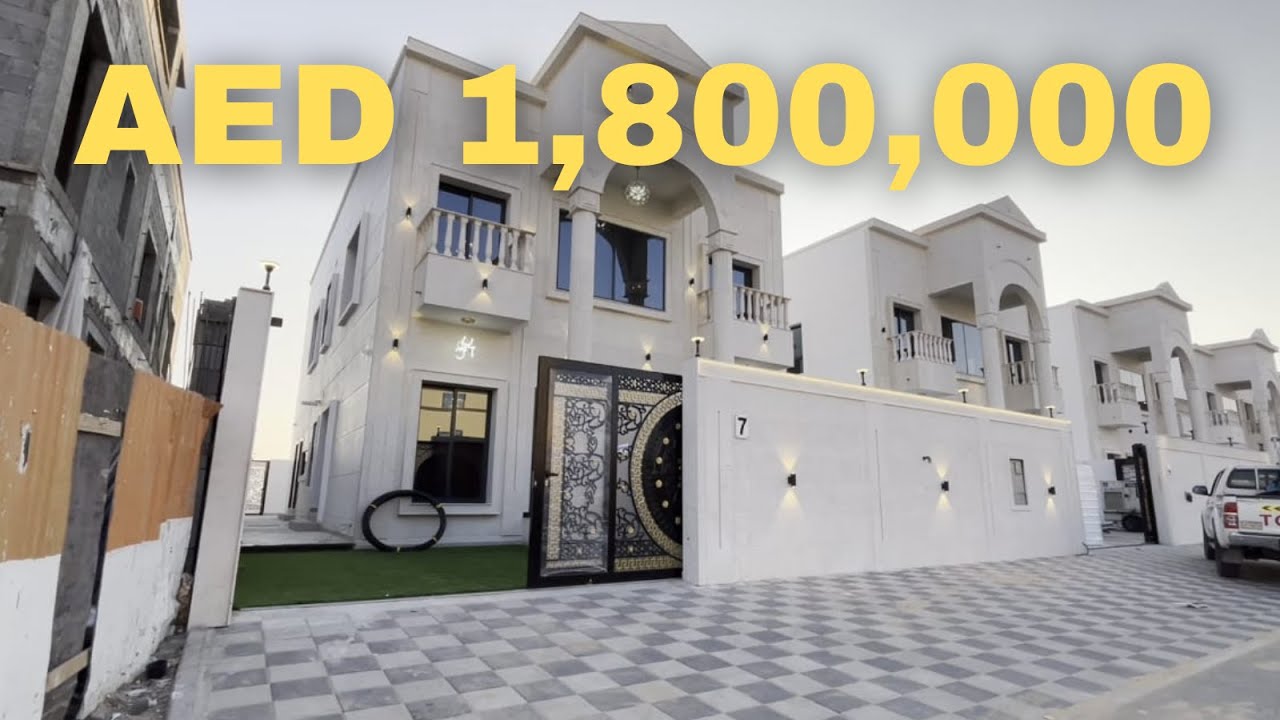 5 Bedroom Classic Style Villa For Sale In Al Zahya Ajman