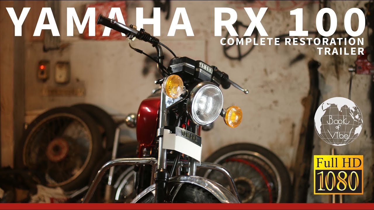 YAMAHA RX 100 restoration trailer