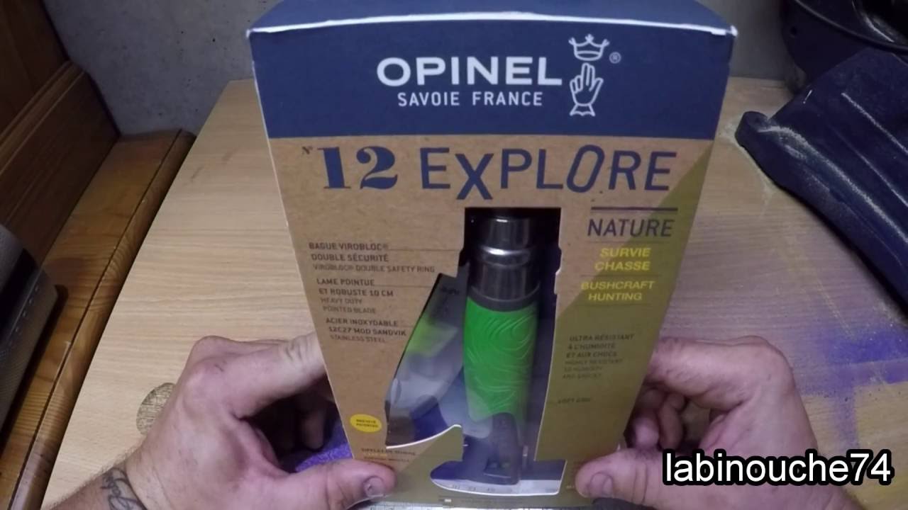 unboxing opinel n°12 explore (Fr)