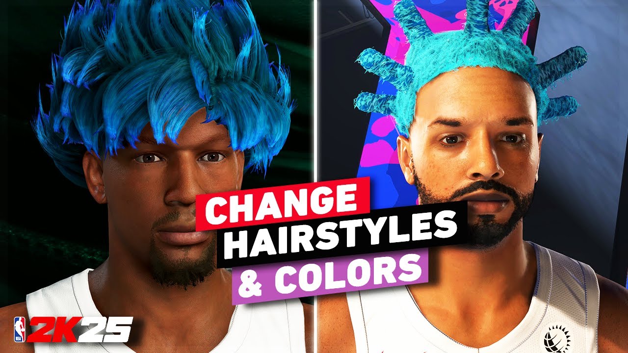 NBA 2K25: How To Change Your MyPlayer Hairstyle & Hair Color | Current & Last Gen