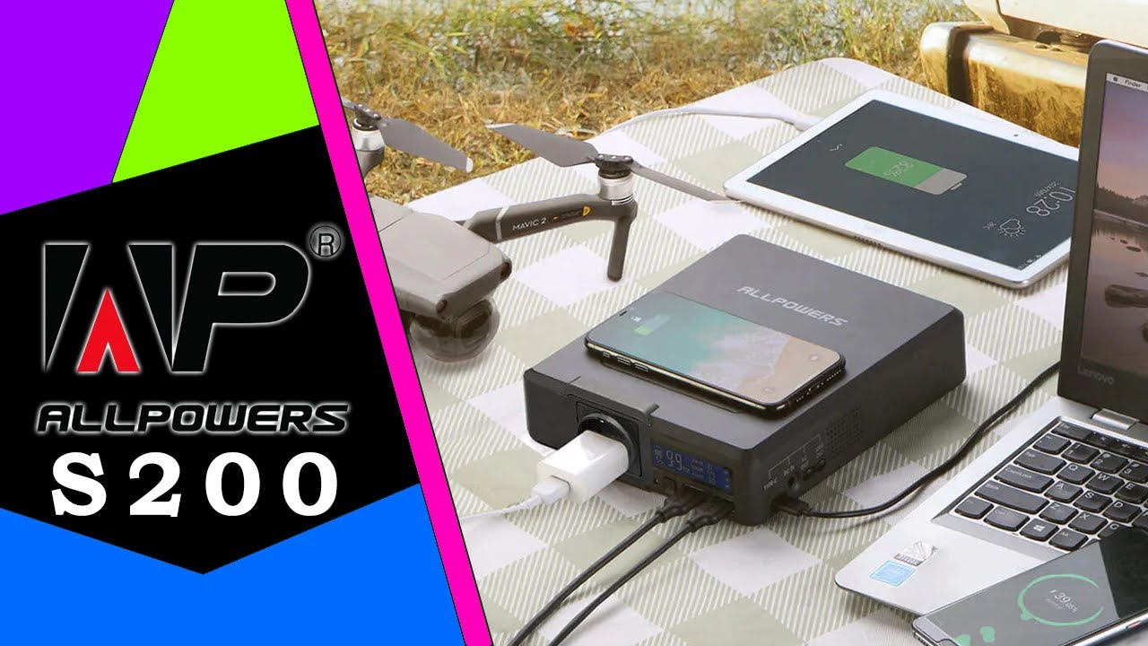 Allpowers S200 ☀️ Mega mała stacja zasilania / Recenzja 4K