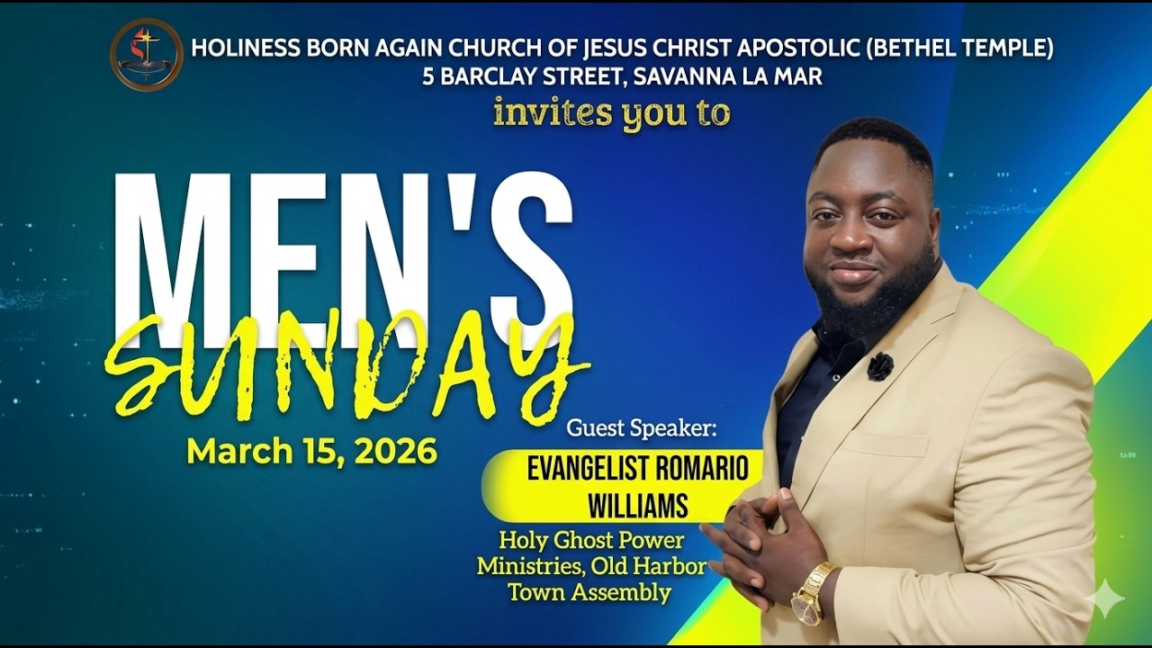Men's Sunday Service - Mar 15, 2026