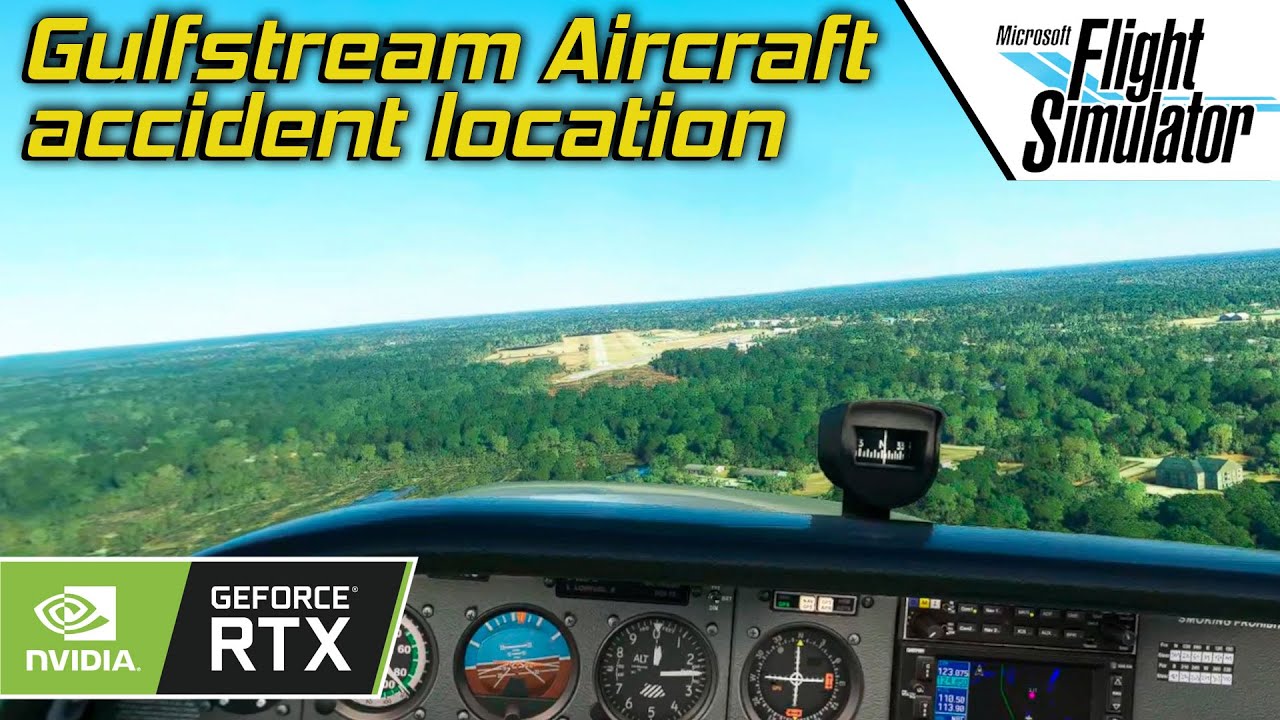 Gulfstream Aircraft Incident, Ridgeland Airport USA (3J1) in VR - RTX 4090 Ultra