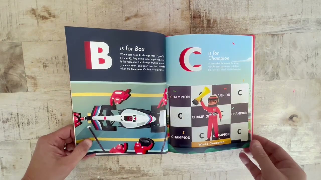The ABCs of Racing: My First Guide to Formula 1 for Kids #F1 #cars #stem #Racing #kidsbooks #reading