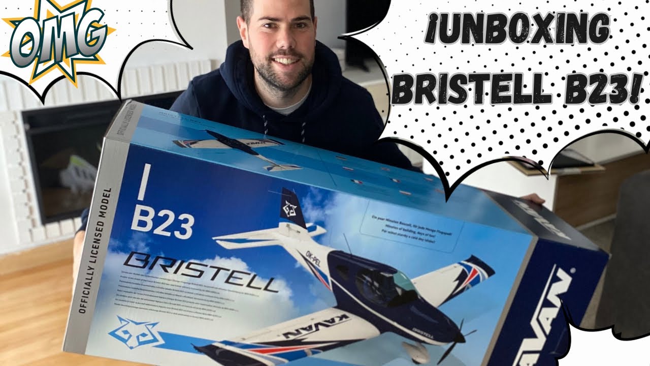 UNBOXING  BRISTELL B23 KAVAN 1600MM ARF // IDEAL PARA NOVATOS //