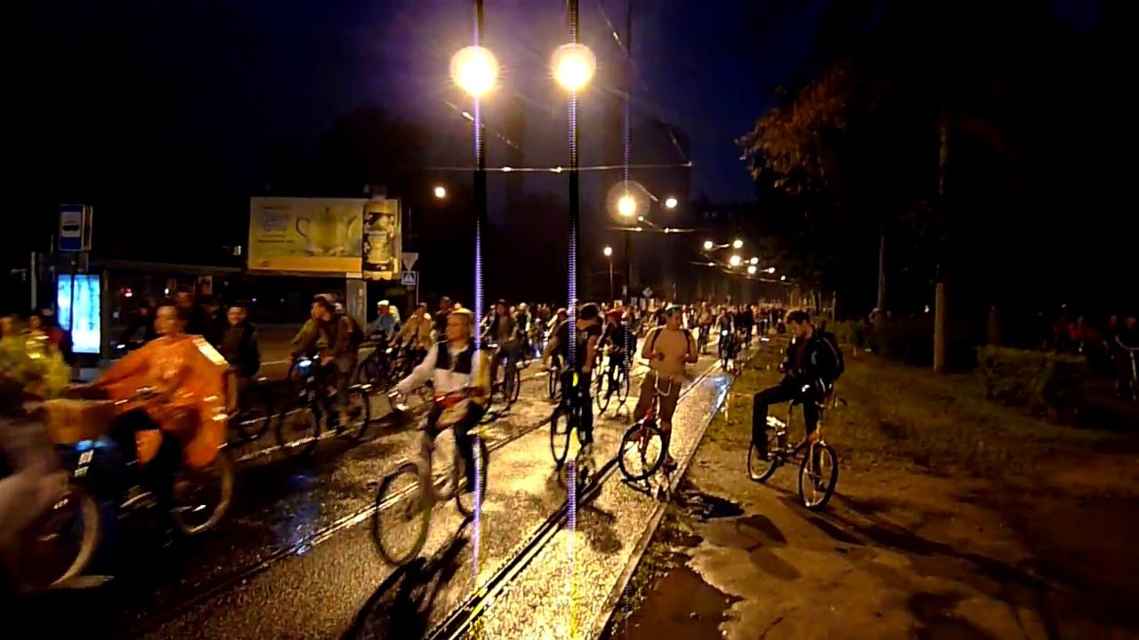 Велоночь в Питере (Velonotte Pietrogrado)2011