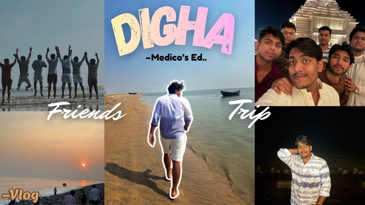 &ldquo;From Exam Stress to Beach Vibes 🌊 | MBBS Student Digha Trip &ldquo; ❤️ #mbbs #travelblog #beach 