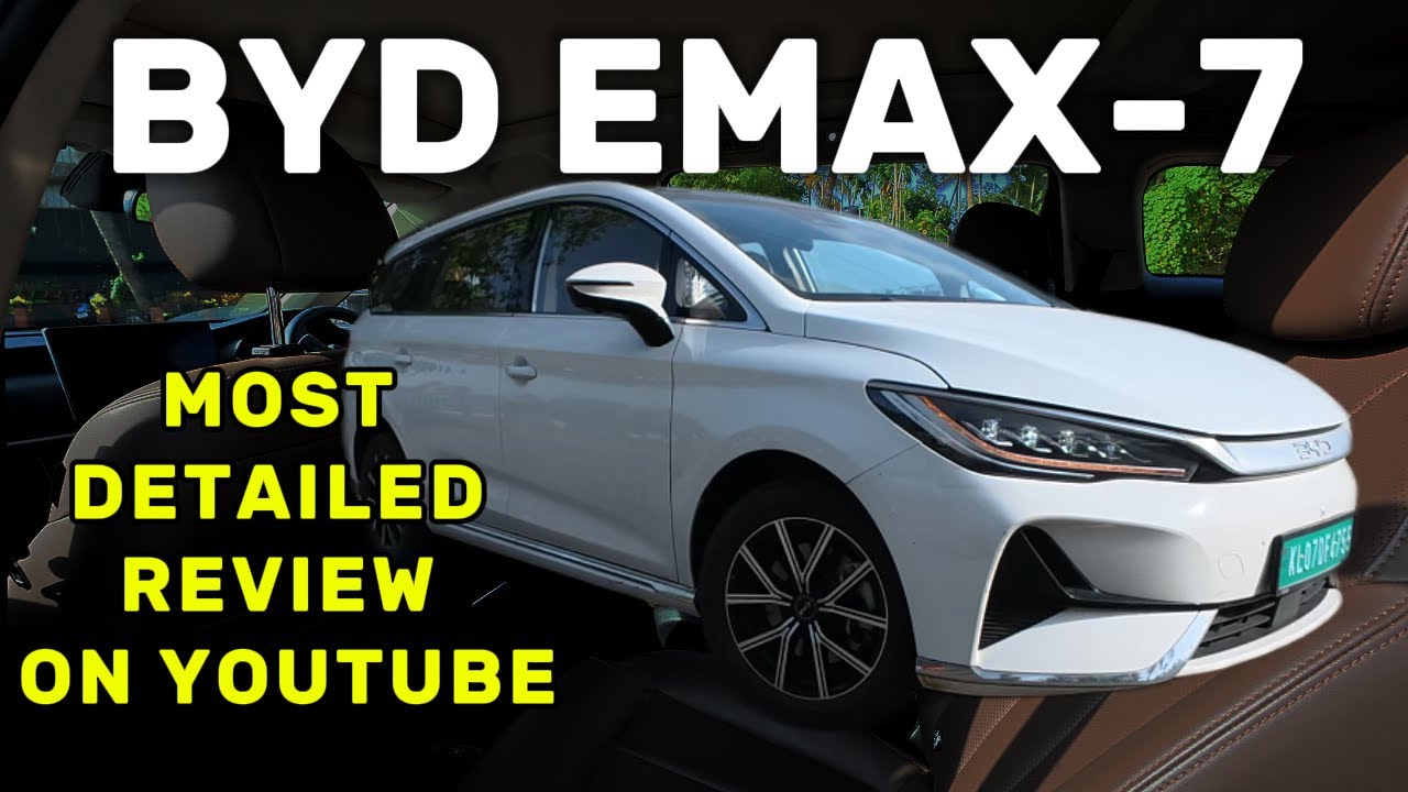 BYD EMAX 7 Review  Better Than An Innova ? ( RANGE / PRICE / RANGE / EV SUV )