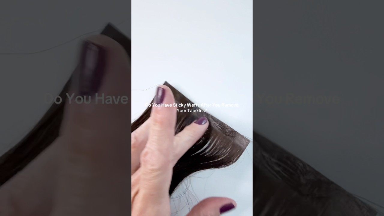 Tape in extensions residue removal! 