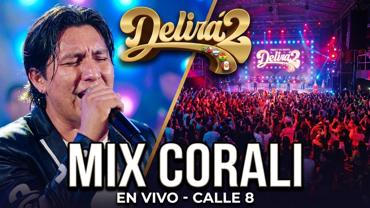Fredy y su Grupo DELIRA2 - Mix CORALI - En  ViVo / Discoteca CALLE 8 / 2023
