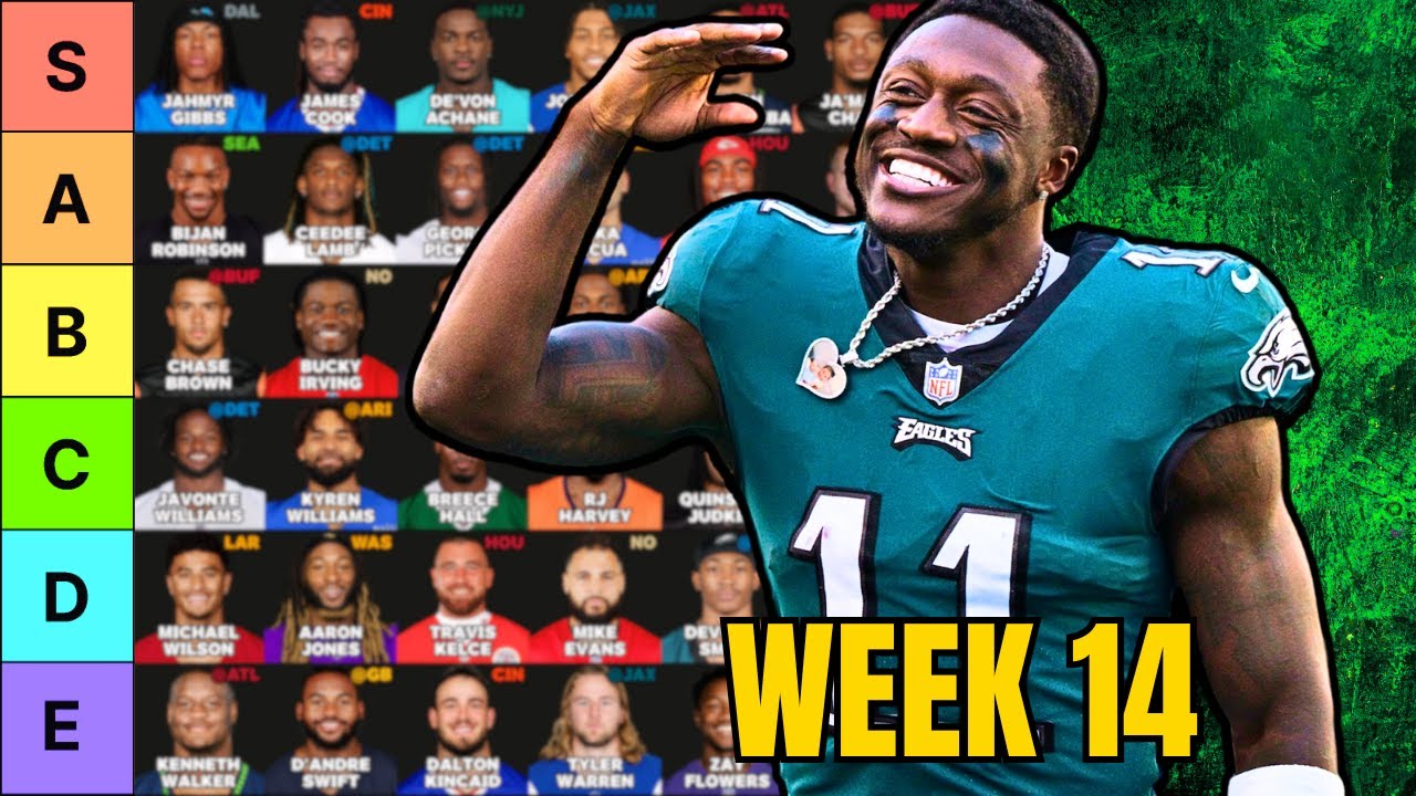 Top 70 Flex Rankings For Week 14 Fantasy Football