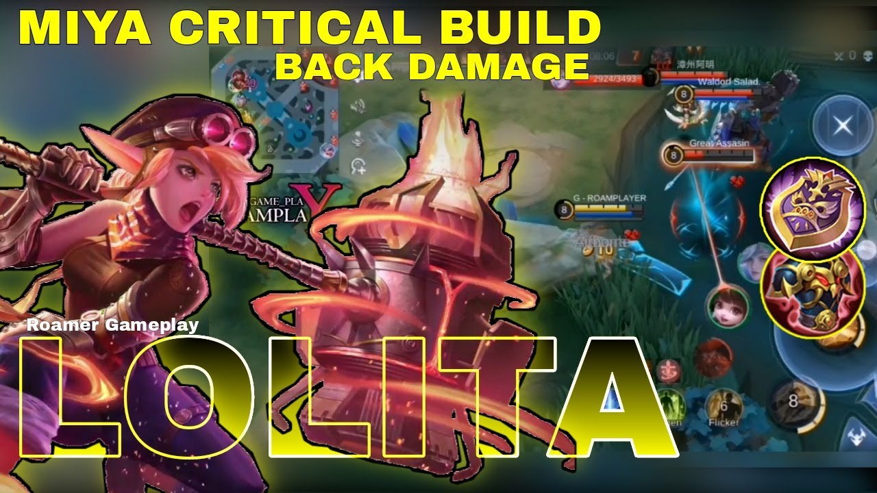 Lolita Best Build and Emblem 2024 | 29 Assist - Roamer Lolita Gameplay ~ MLBB GAMEPLAY