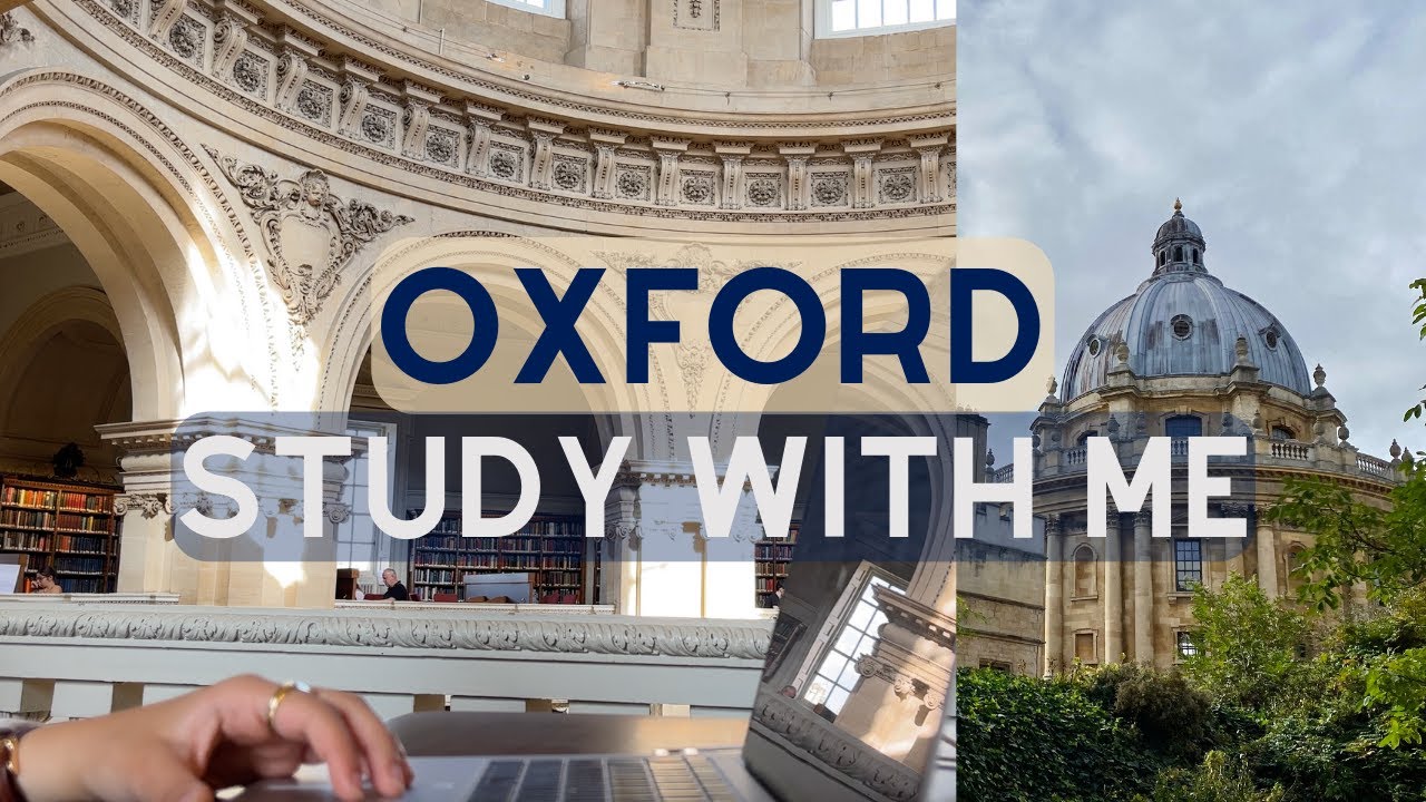 2-HOUR STUDY WITH ME | 50/10 Pomodoro | Radcliffe Camera | University of Oxford | Library sounds
