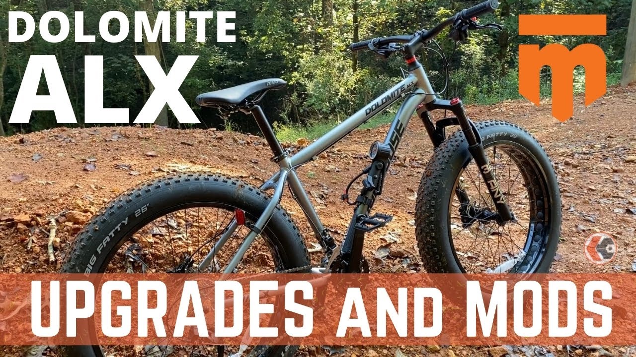 MODIFIED Mongoose Dolomite ALX Fat Tire Bike - Does a Suspension Fork make it good for Trail Riding?