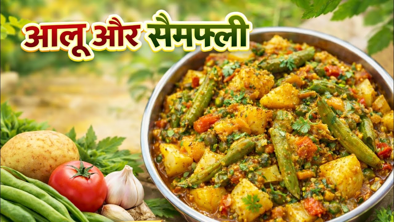 समेफली और आलू झटपट बनाएं/समेफली और आलू की सब्जी बनाएं बिल्कु आसान तरीके से/समेफली और आलू की रेसिपी/