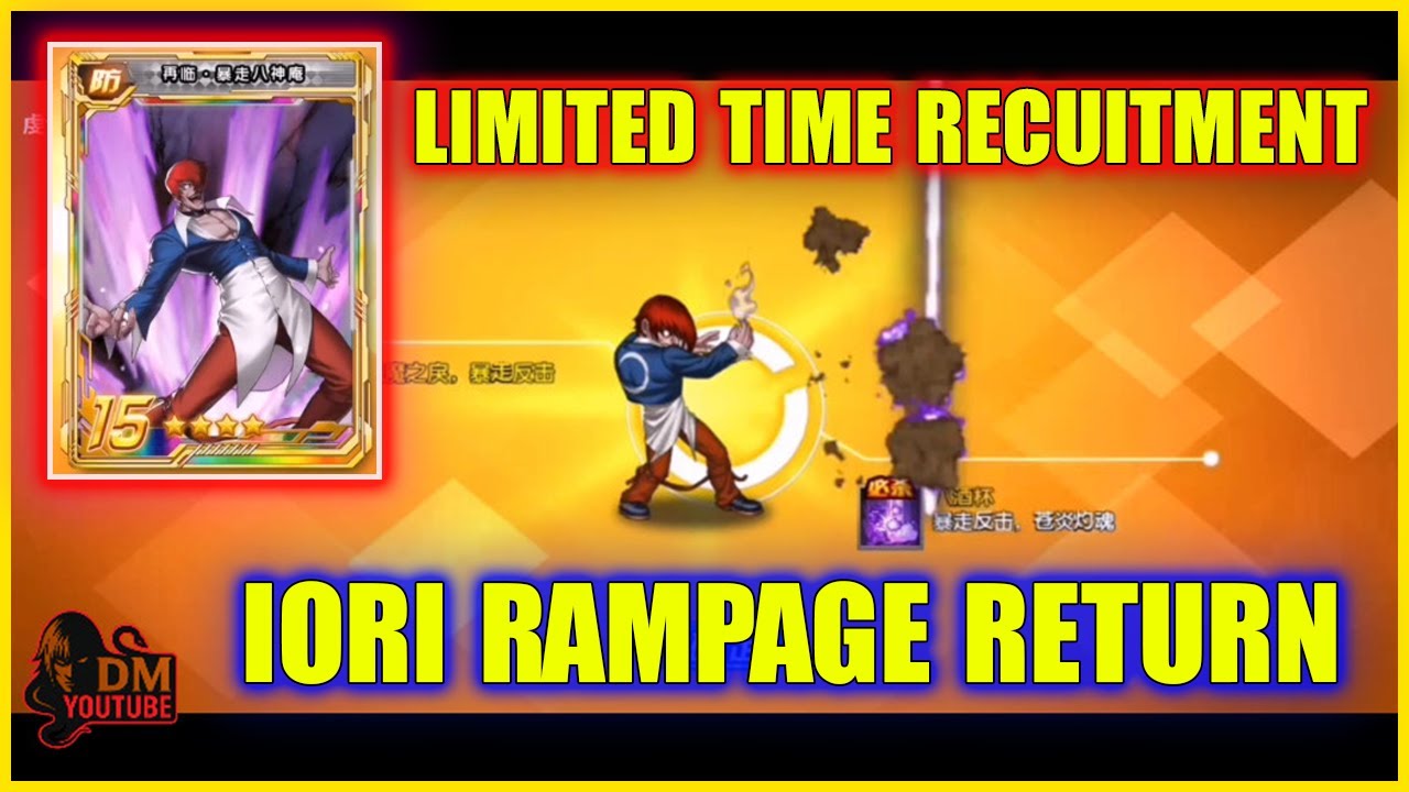 ღ KOF98UMOL ✪  LIMITED TIME RECUITMENT  |  IORI RAMPAGE RETURN 【暴走庵 再臨】 💀