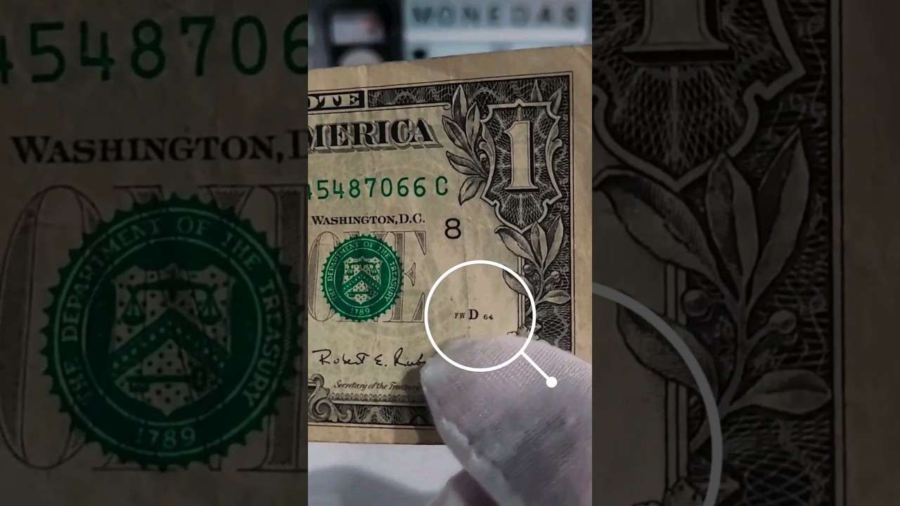 Billete de $1 QUE DEBES BUSCAR💵 Billete americano web #coleccionismo #numismatica #billetes