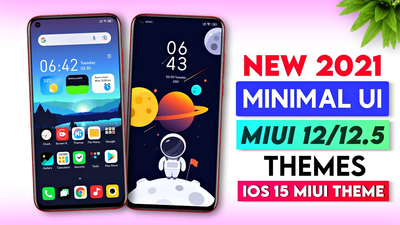 iOS 15 MIUI Theme &times; NEW 2021 MIUI Theme with Minimal UI for Xiaomi & POCO Devices