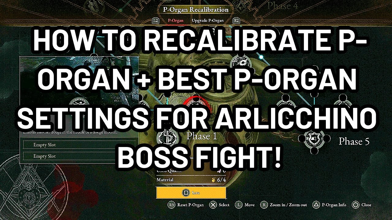 HOW TO RECALIBRATE P-ORGAN + BEST P-ORGAN SETTINGS FOR ARLECCHINO!  