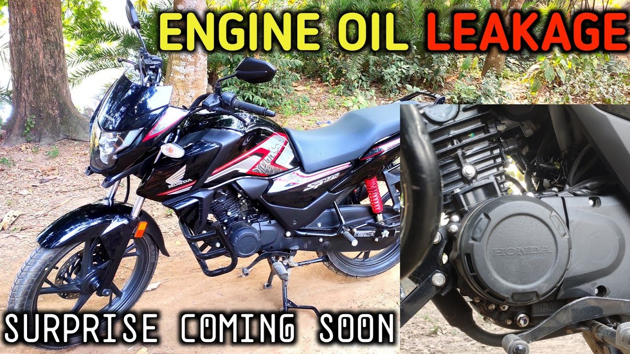 Honda SP125 Engine Oil Leakage | Primium Helmet & Number plate news