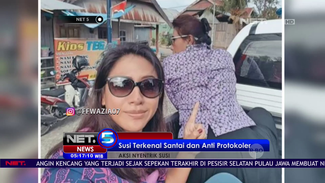 Aksi Nyentrik Menteri Susi - NET5