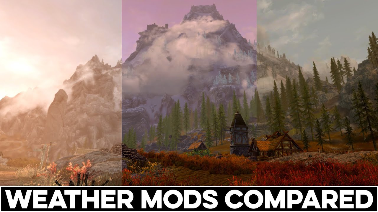 ЛУЧШИЕ изменения погоды для Skyrim PS4/PS5 (2022)