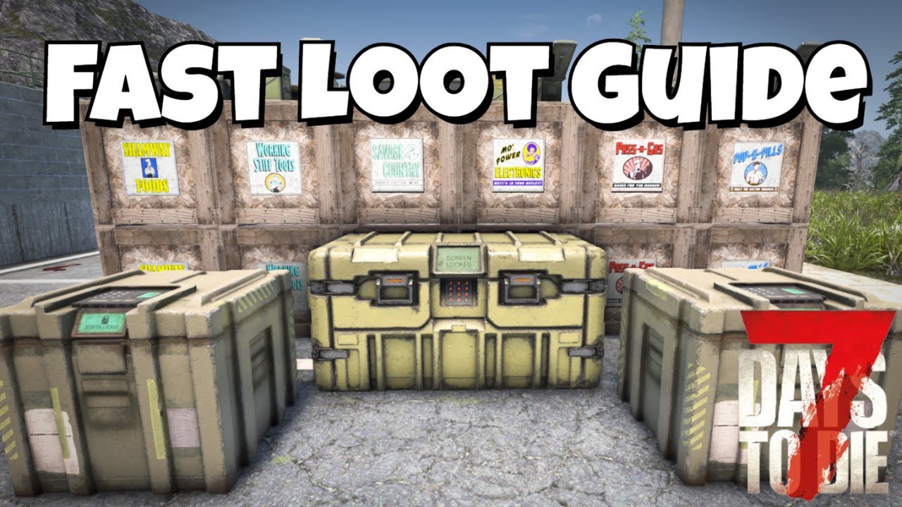 Простые способы добычи добычи в сложных точках интереса в 7 Days To Die — получите хорошую добычу...