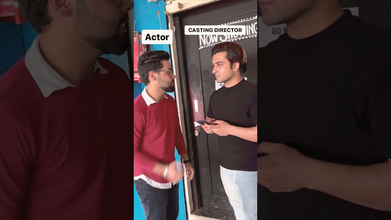 When actors visit for audition and meet casting director 🥲 #bollywood #actor #mumbai #trending