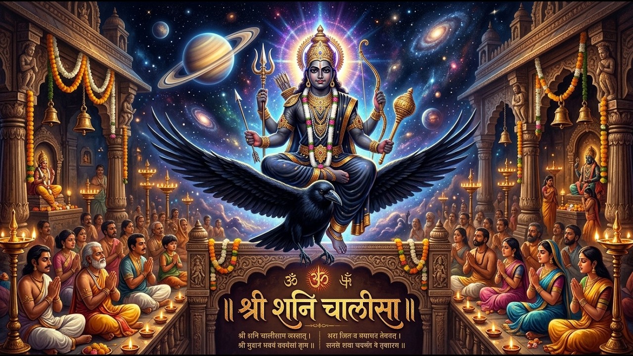 Shani Chalisa in Hindi | Devotional Bhajan for Shani Dev