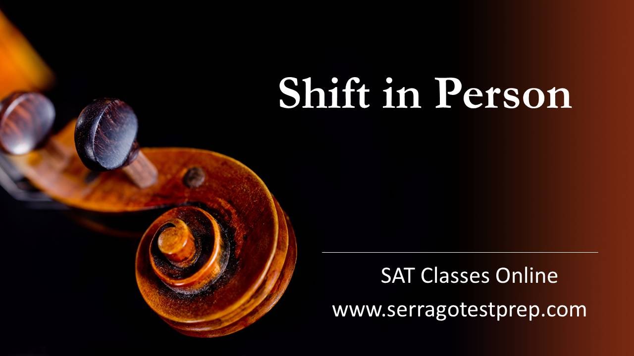 Shift in Person
