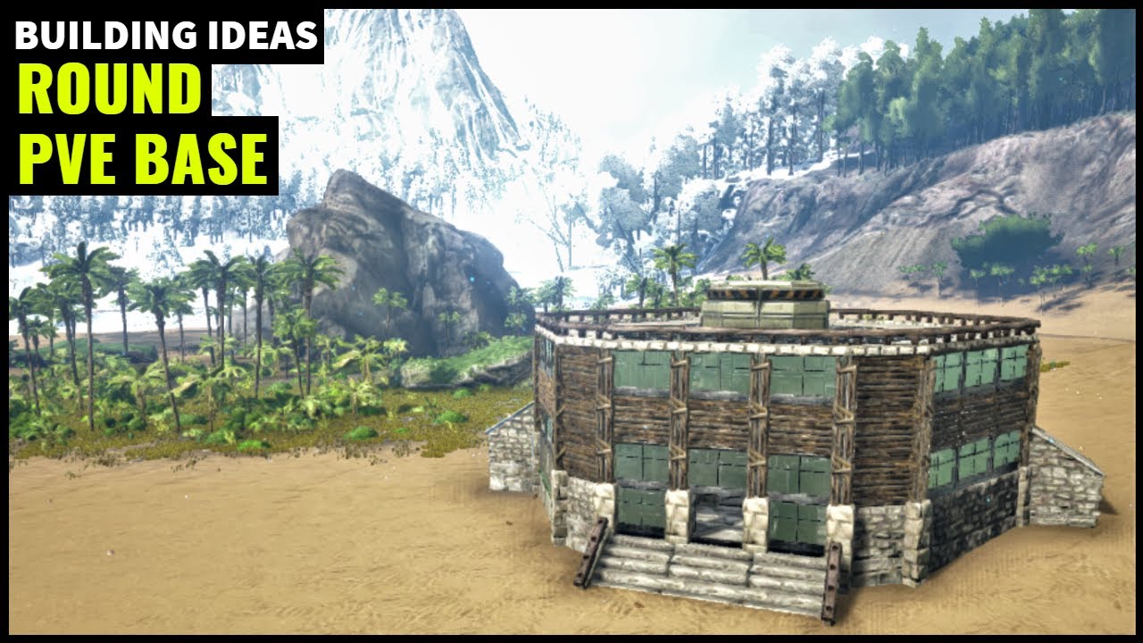 ROUND PVE BASE (ISLAND) | ARK SURVIVAL