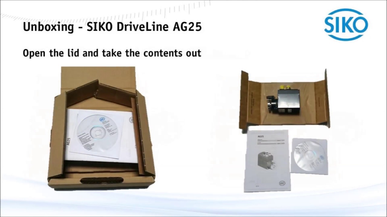 SIKO Actuator AG25 - Unboxing